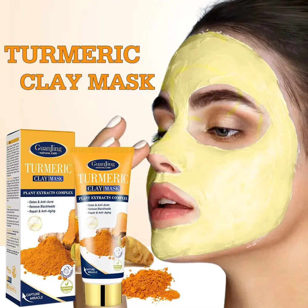 Guanjing Turmeric Brightening Clay Mask – Clear & Radiant