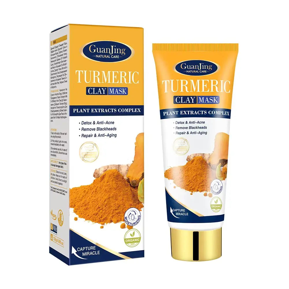 Guanjing Turmeric Brightening Clay Mask – Clear & Radiant
